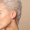 Earrings - Gem Piercing Hoop in Solid Gold - Piercing Hoop - Astrid &amp; Miyu