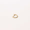 Earrings - Gem Piercing Hoop in Solid Gold - Piercing Hoop - Astrid &amp; Miyu