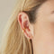 Daith Piercing Jewellery - Solid Gold Marquise Piercing Hoop - Piercing Hoop - Astrid &amp; Miyu