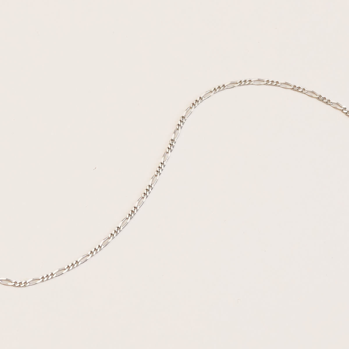 Charm Compatible Necklaces & Bracelets - Soho Chain Necklace in Solid White Gold - - Astrid &amp; Miyu