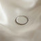 April White Topaz - Topaz Eternity Ring in Solid White Gold - Band Ring - Astrid &amp; Miyu