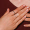 April White Topaz - Topaz Eternity Ring in Solid White Gold - Band Ring - Astrid &amp; Miyu