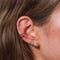 April White Topaz - Topaz Stud Earrings in Solid White Gold - Stud Earrings - Astrid &amp; Miyu