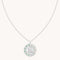 Virgo Bold Zodiac Pendant Necklace in Silver