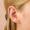 18k Rose Gold Plated Jewellery - Crystal Cluster Huggies in Rose Gold - Huggies - Astrid &amp; Miyu